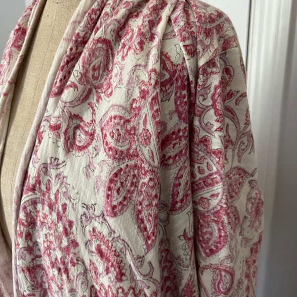 Magnolia Pearl Paisley Print Long Cardigan/Duster - Picture 2 of 7